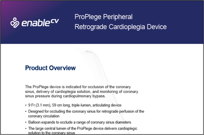 ProPlege spec sheet